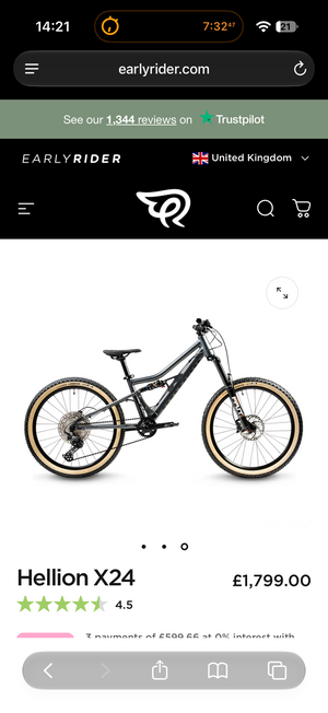 Early Rider Hellion X24