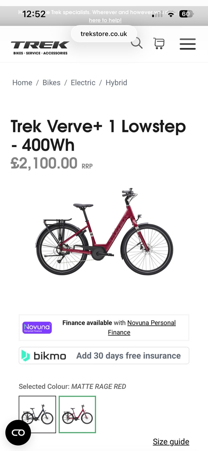 Trek Verve 1 Disc Lowstep 2023