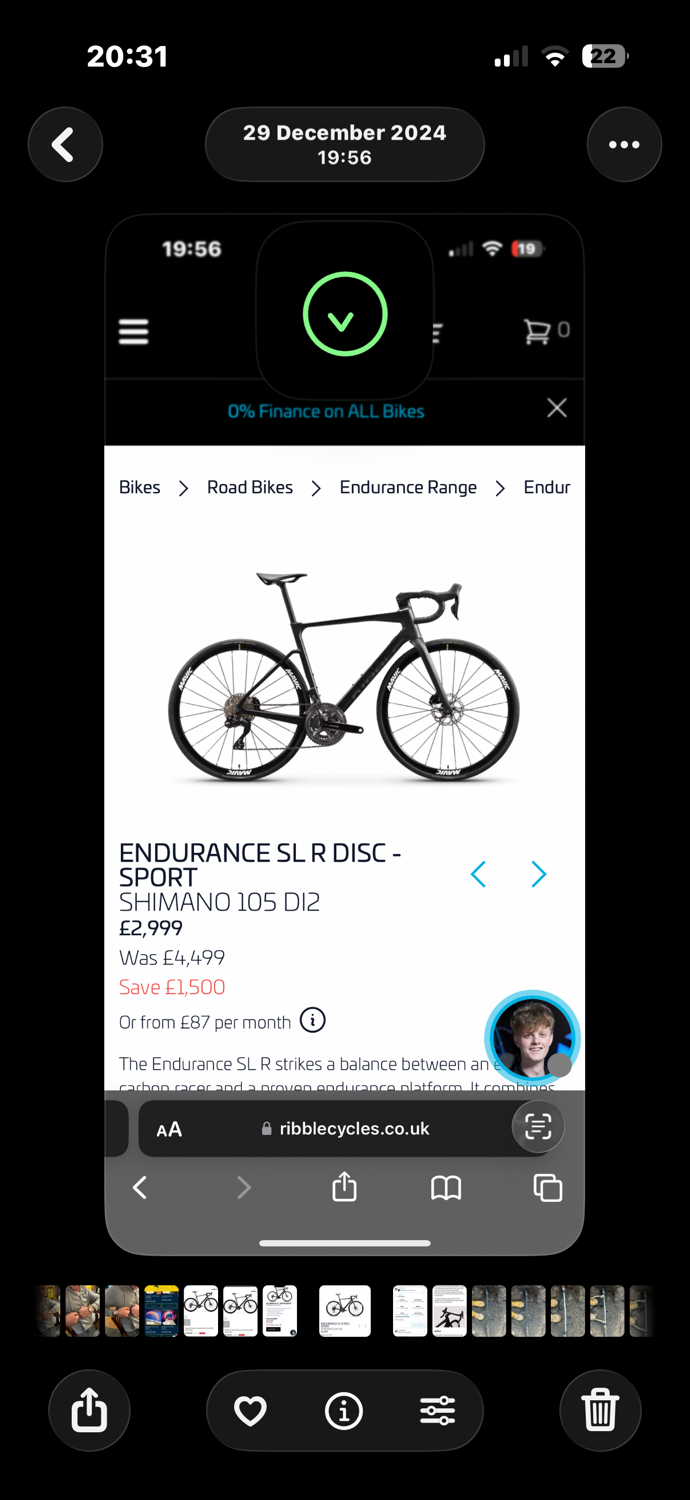 Ribble Endurance SL R DISK Matt black 2022