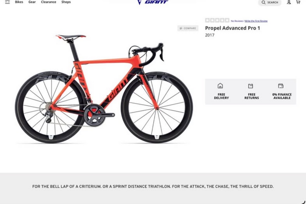 Giant Propel Advanced Pro 1 2017