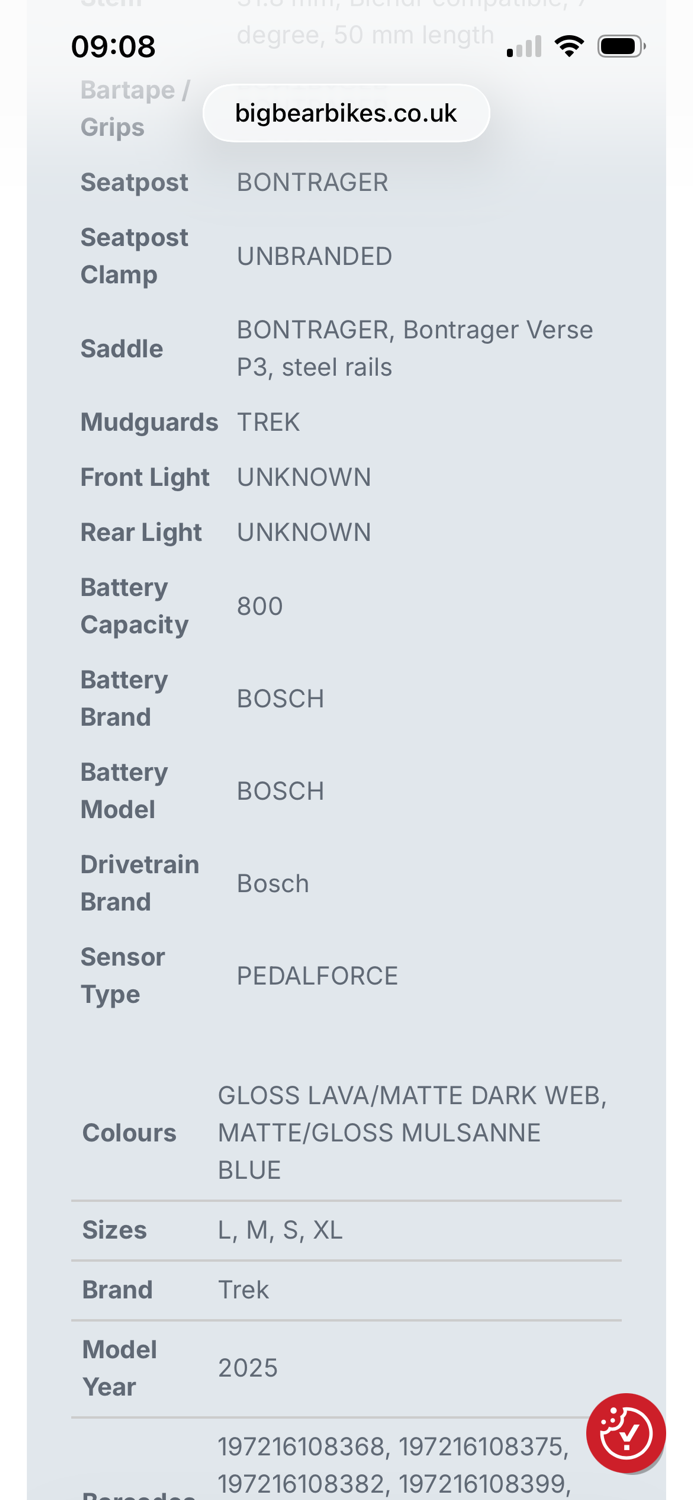 Trek Powerfly FS+ 8 Gen 4 800wh Ful Suspension 2025