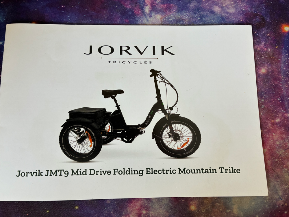 Jorvik JMT9 Mid Drive Folding Electric Trike  2021