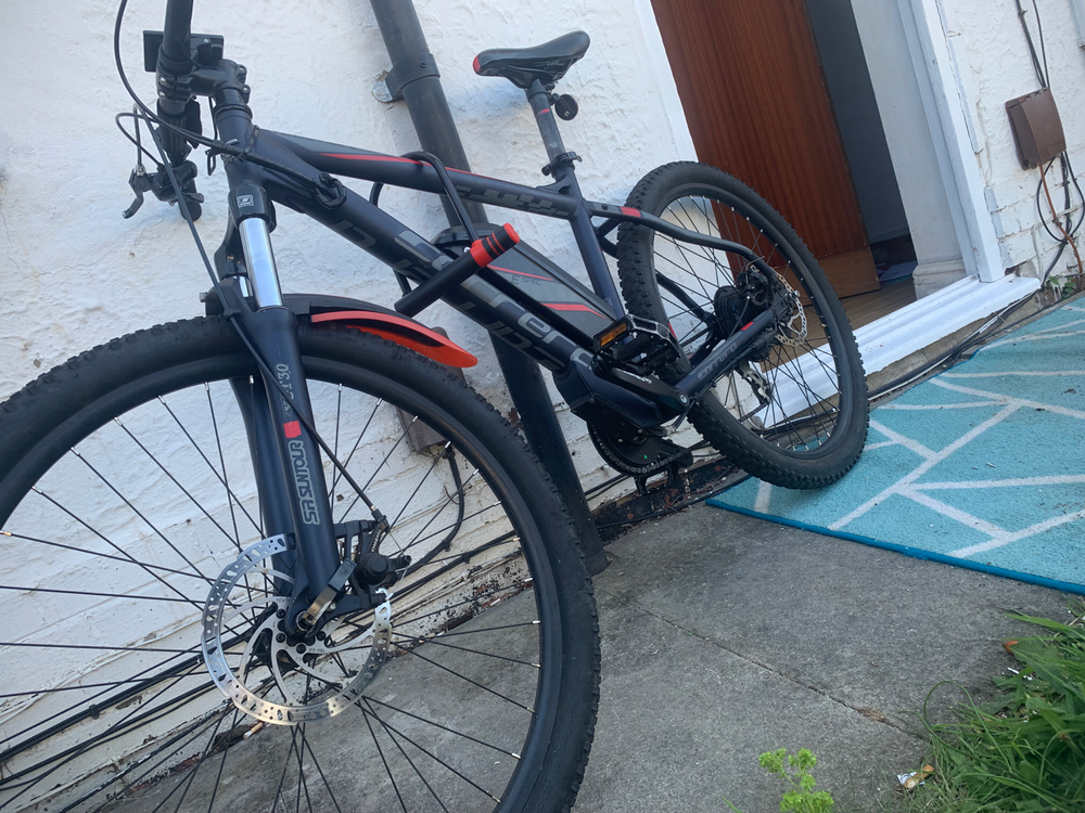 Carrera Vengeance E Mens Electric Mountain Bike Microshift 2.1 2023