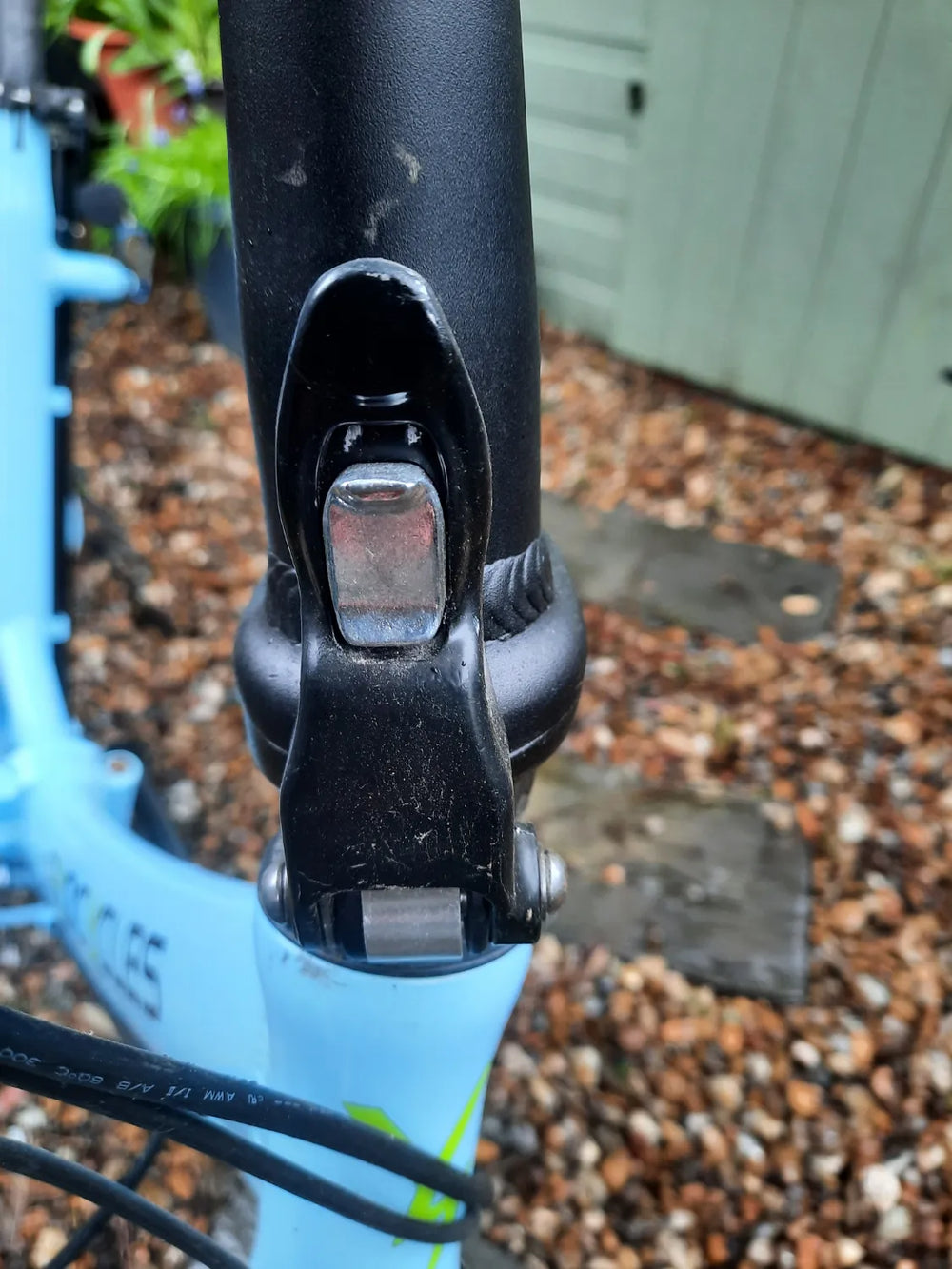 Folding Electric city bike, Hardly used, Aluminium Frame, 250W.