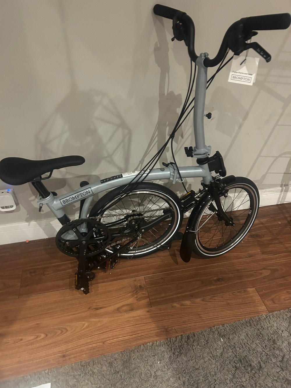 Brompton P Line Explore with Roller Frame - 12 Speed 2024