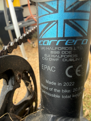 Carrera Crossfire E Mens Electric Hybrid Bike 2.0 2022