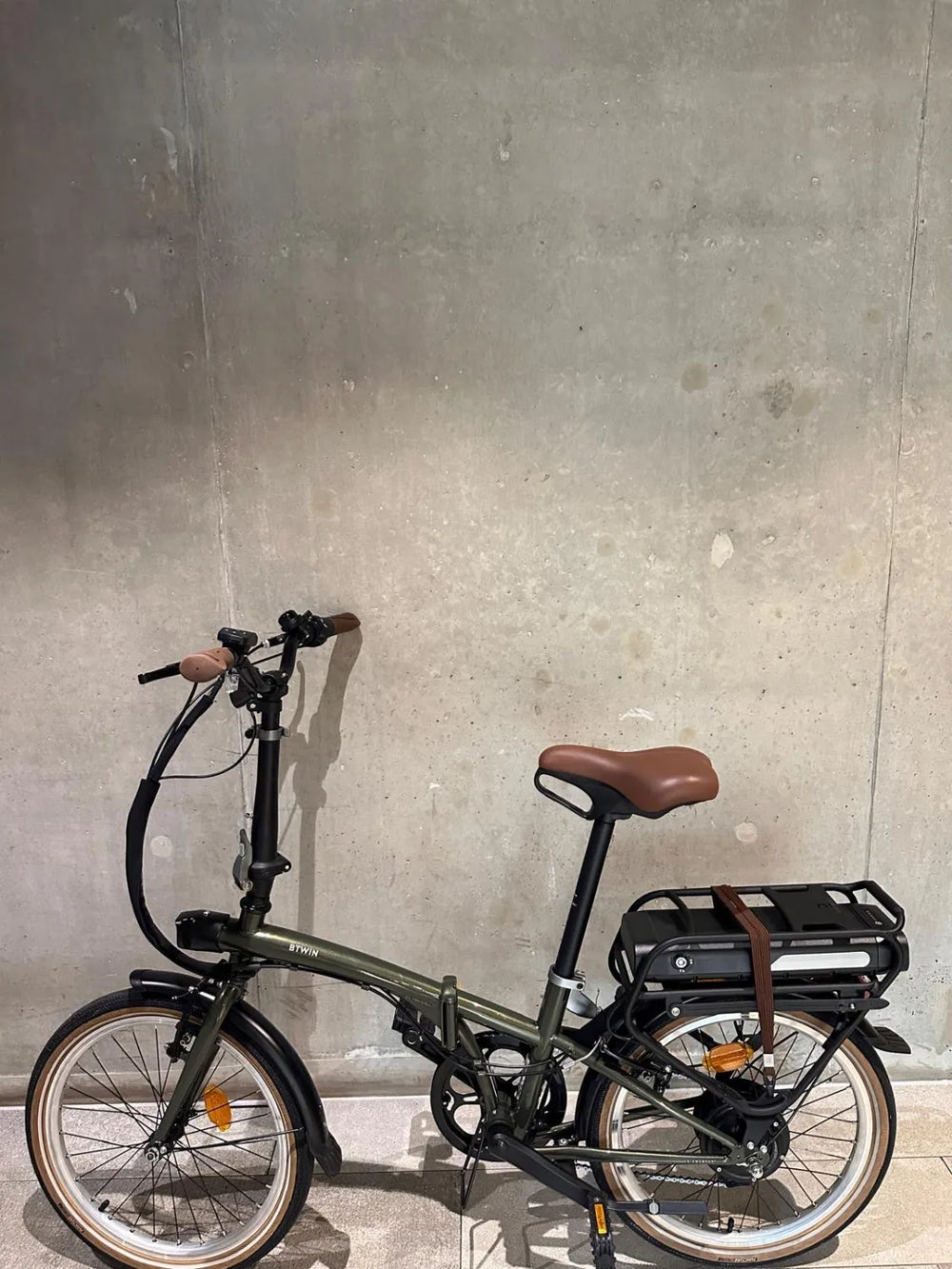B'TWIN Electric Folding Bike E-Fold 500 2023