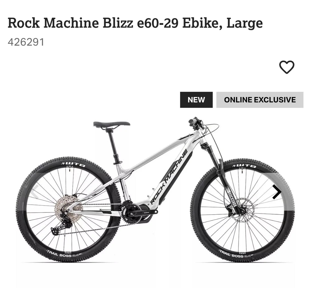 Rock Machine Blizz E60-29 E-Bike 2025