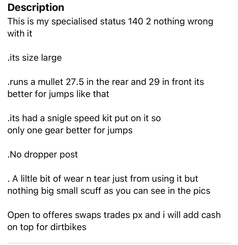 Specialized Status 140 2022