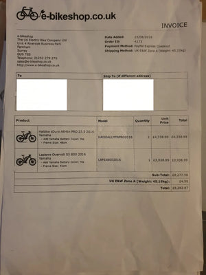 Lapierre Overvolt SX 800 2016
