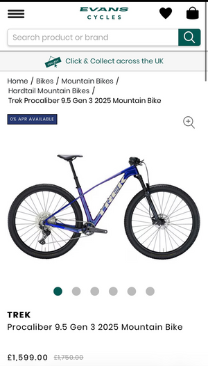 Trek Procaliber 9.5 Gen 3