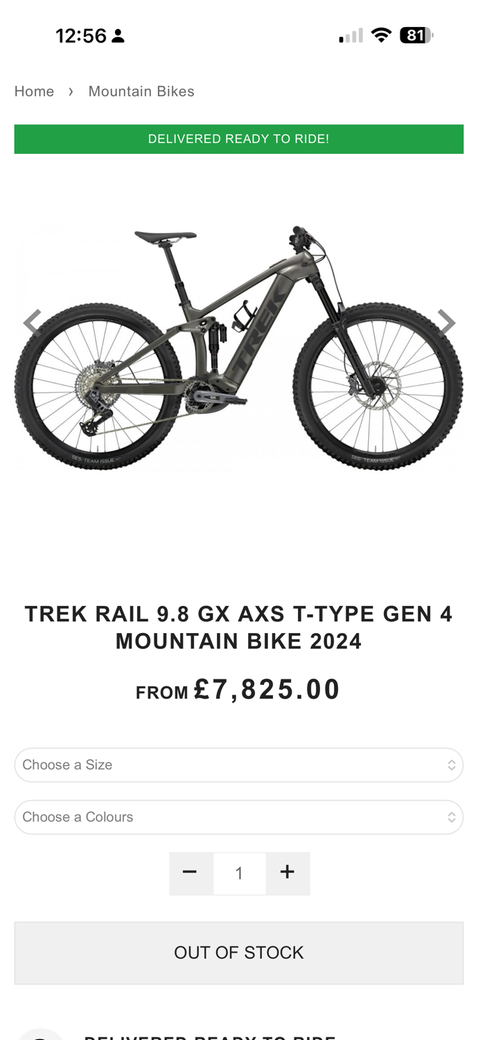 Trek Rail 9.8 GX AXS T-Type Gen 4 2024