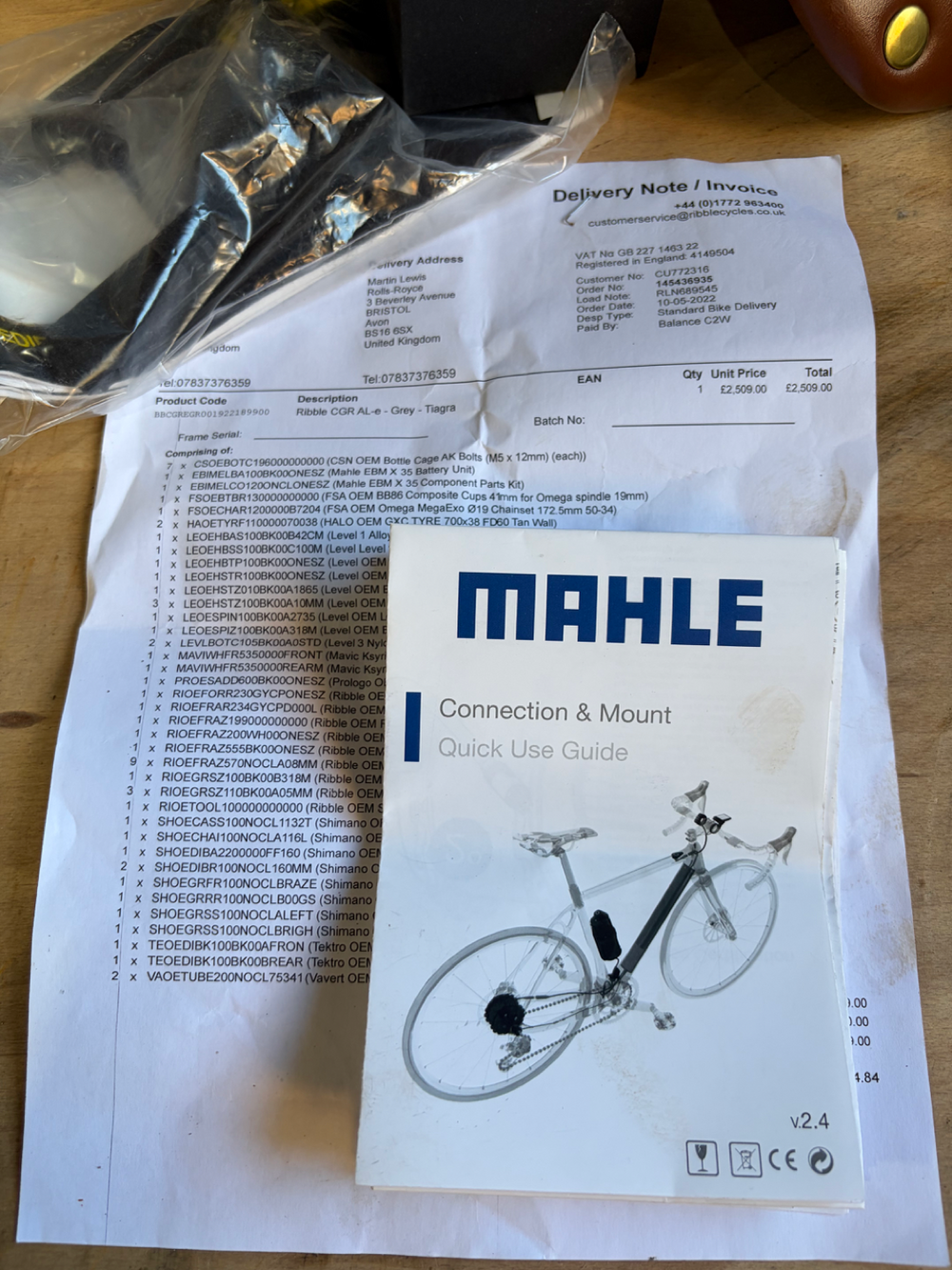 Ribble CGR AL Tiagra 2019