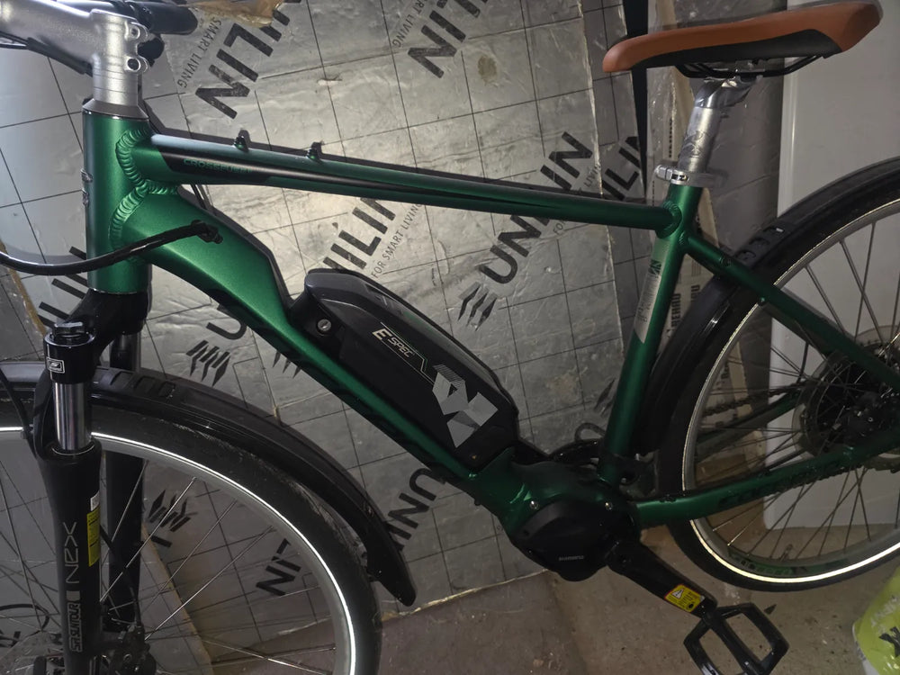 Carrera Crossfuse Mens Electric Hybrid Bike 2022