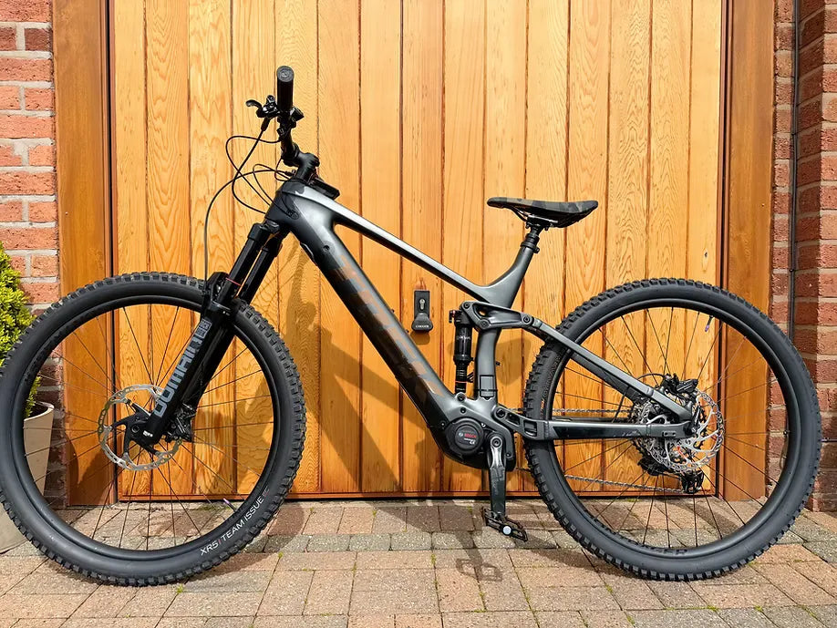 Trek RAIL 9.7 CARBON FULL SUSPENSION MOUNTAIN EBIKE **X-LARGE FRAME** 2023