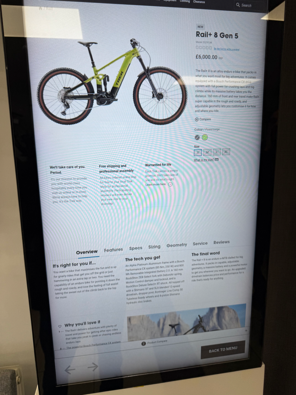 Trek Rail 8 + powersurge 2025