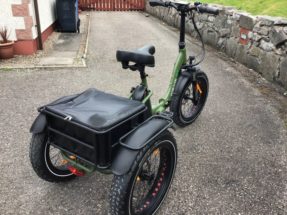 Jorvik Jorvik JMT 9 Mid Drive Folding Electric Mountain Trike (250w). 2022