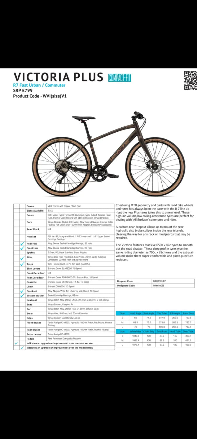 Whyte Victoria Compact Commuter Bike 2022