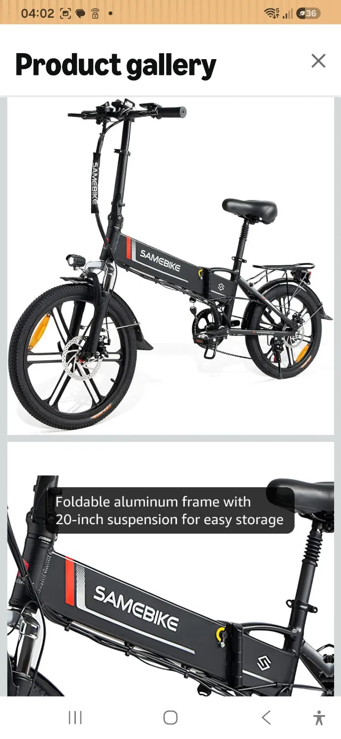 SAMEBIKE 20LVXD30-11 2026