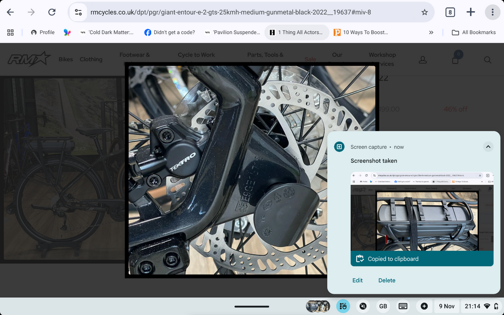 Giant Entour E+ 2 GTS 25km/h M Gunmetal  Black 2023