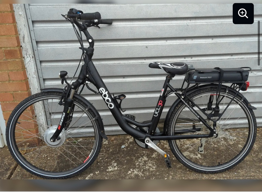 E-bike Ebco UCL 30 unisex hybrid pedal assist city bike Electric unisex hybrid pedal assist  2019