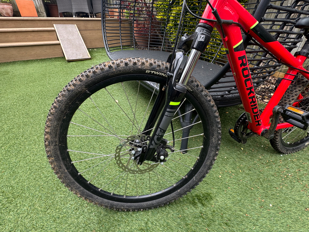 ROCKRIDER Kids' 24-inch lightweight aluminium mountain bike 2023