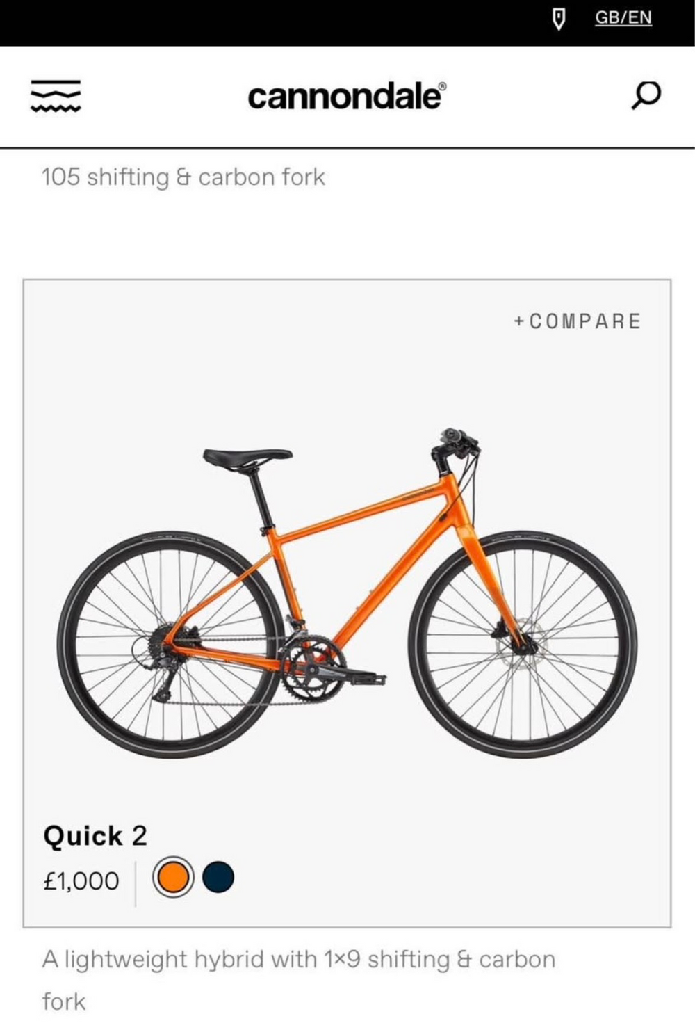 Cannondale Quick CX 2 2016