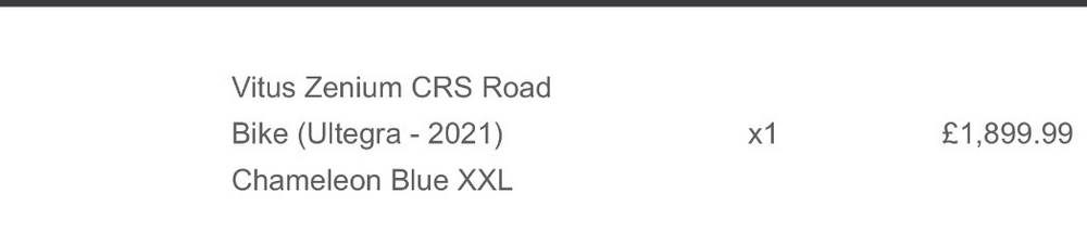 Vitus Zenium CRS Ultegra 2021 2020