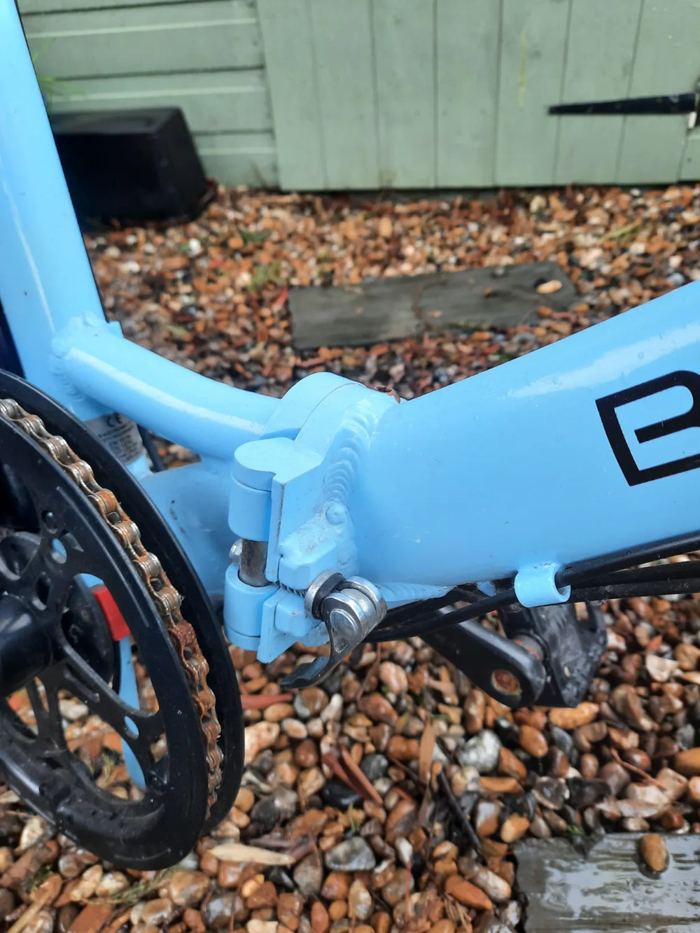 Folding Electric city bike, Hardly used, Aluminium Frame, 250W.