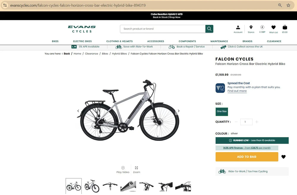 Falcon Horizon Cross Bar 2024