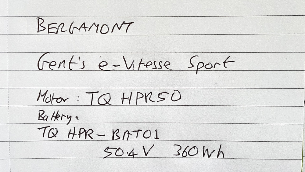 Bergamont E-Vitess Sport Gent 2023