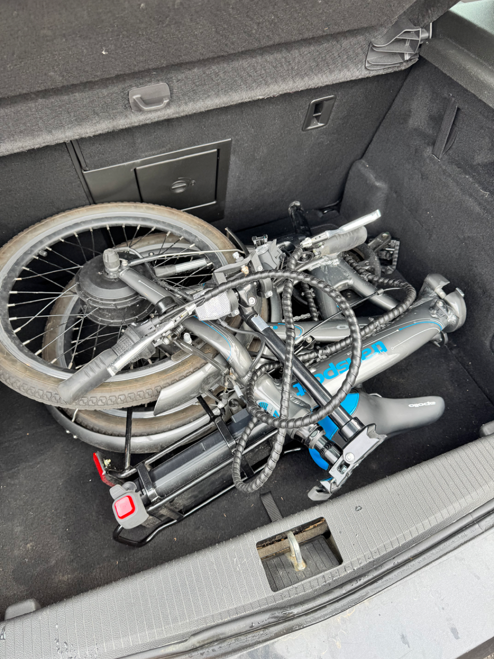 Apollo Transport Electric Folding Bike 2023