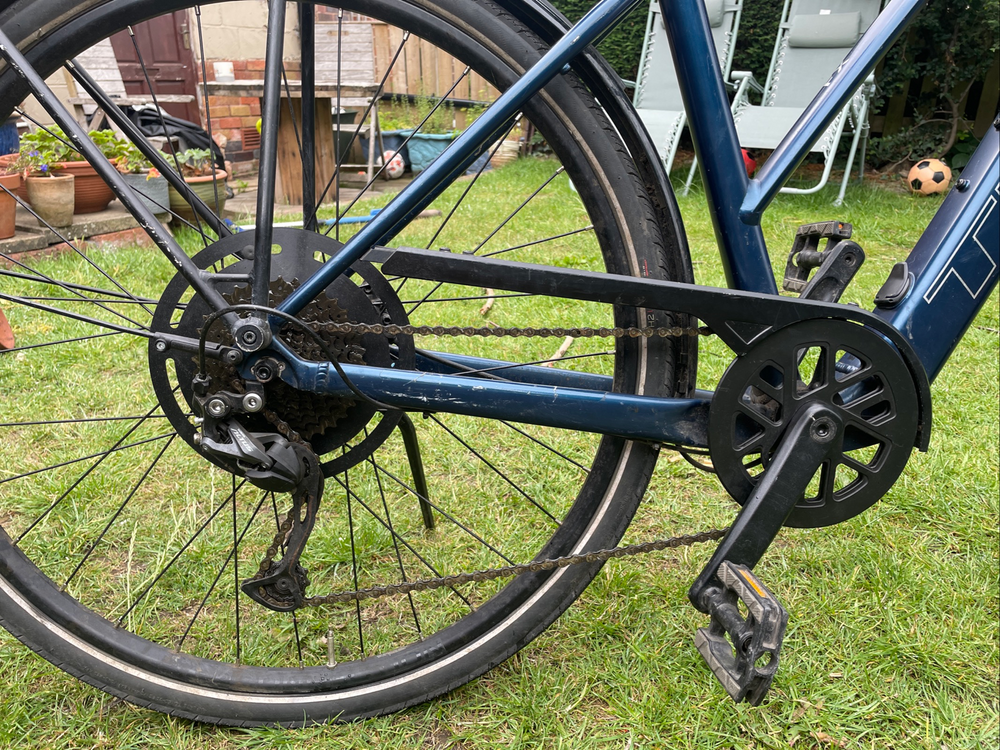 Trek FX +2 Stagger Hybrid E-bike 2023 blue sage