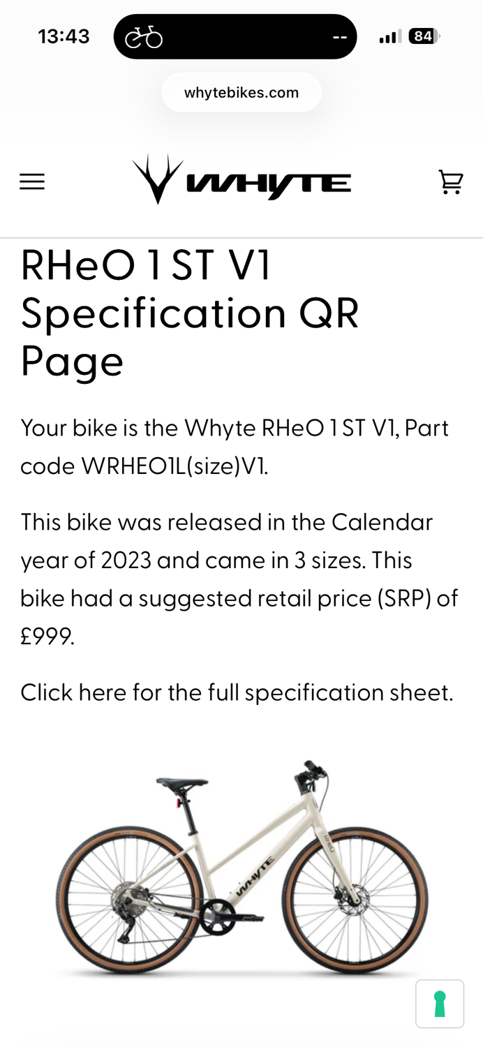 Whyte RHeO 1 ST V1 2023