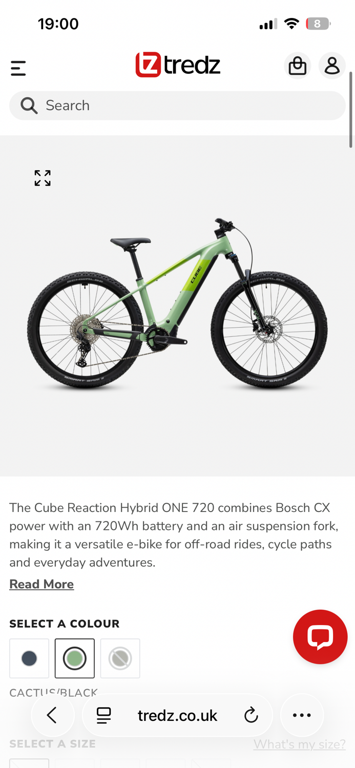 Cube Reaction Hybrid One 720 2027