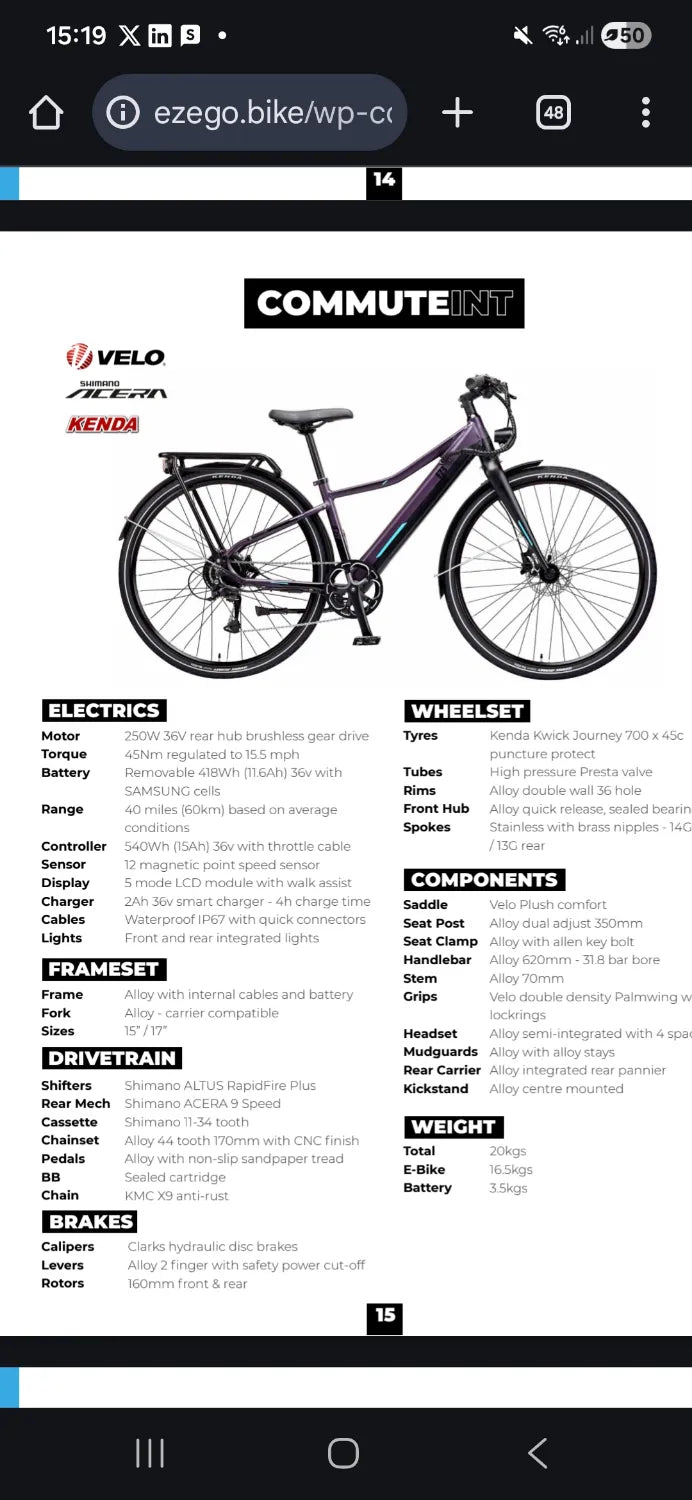 EZE GO Commute Int 2022