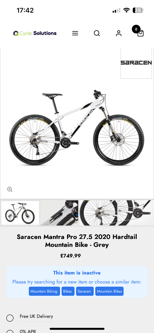 Saracen Mantra Trail LSL 2020
