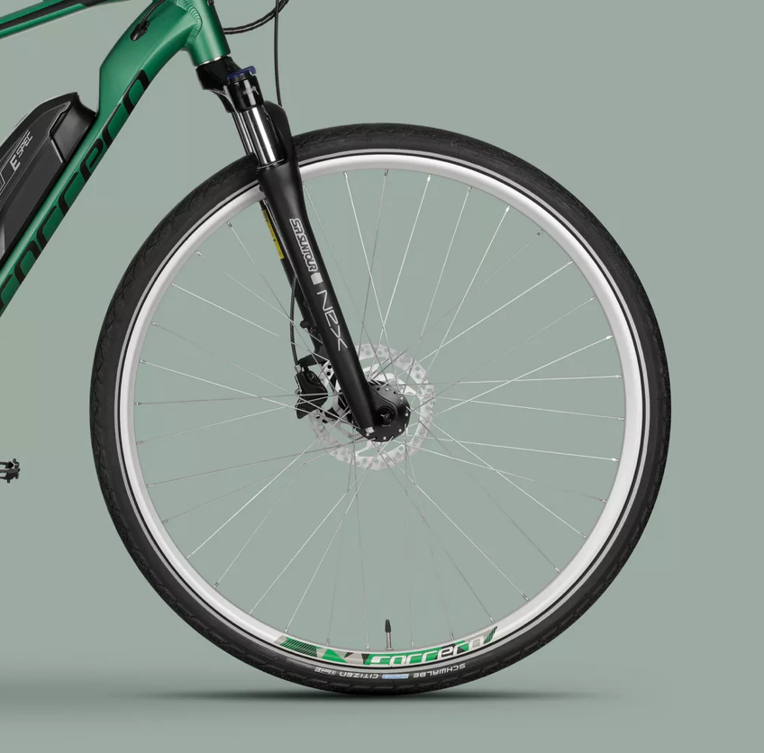 Carrera Crossfuse Mens Electric Hybrid Bike 2021