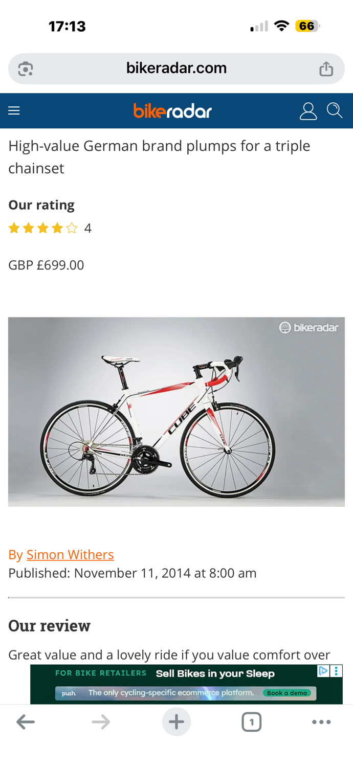 Cube Peloton Pro 2015