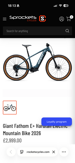 Giant Fathom E+ Hardtail 2026