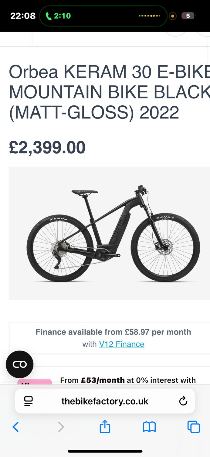 Orbea KERAM 30 20mph 27.5 2023