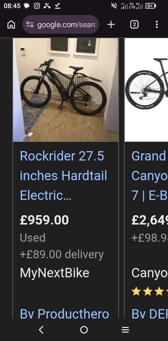 Rockrider 27.5 inches+ Electric Semi-Rigid MTB Bike E-ST 900 2023