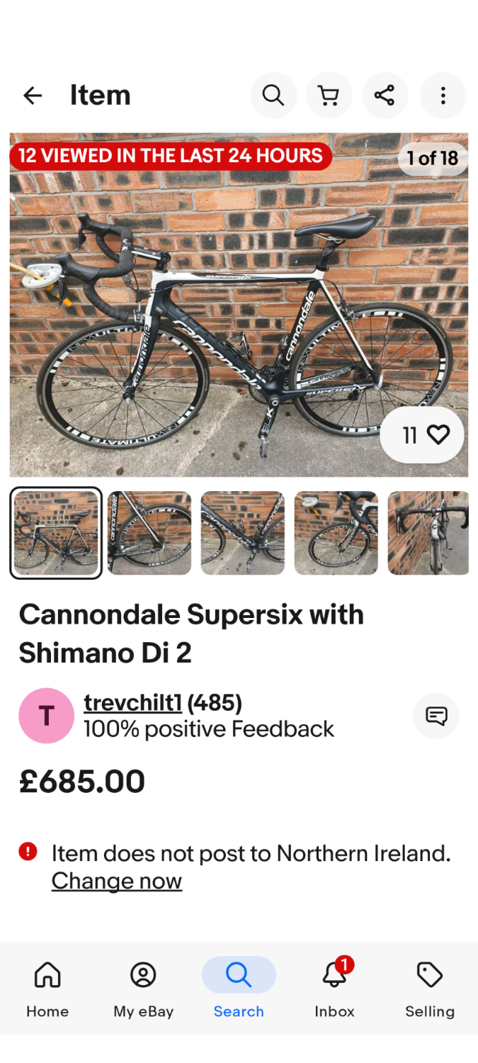 Cannondale SuperSix Ultegra Di2 2014