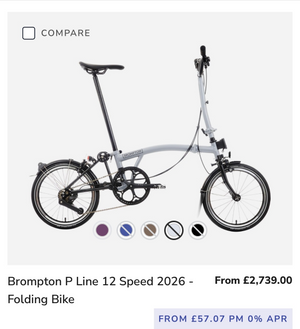 Brompton P-Line Explore 12 Spd Mid 2024