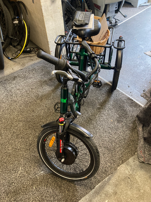 Jorvik JMT13 Folding Trike () 250W, Dual Samsung Batteries 2024