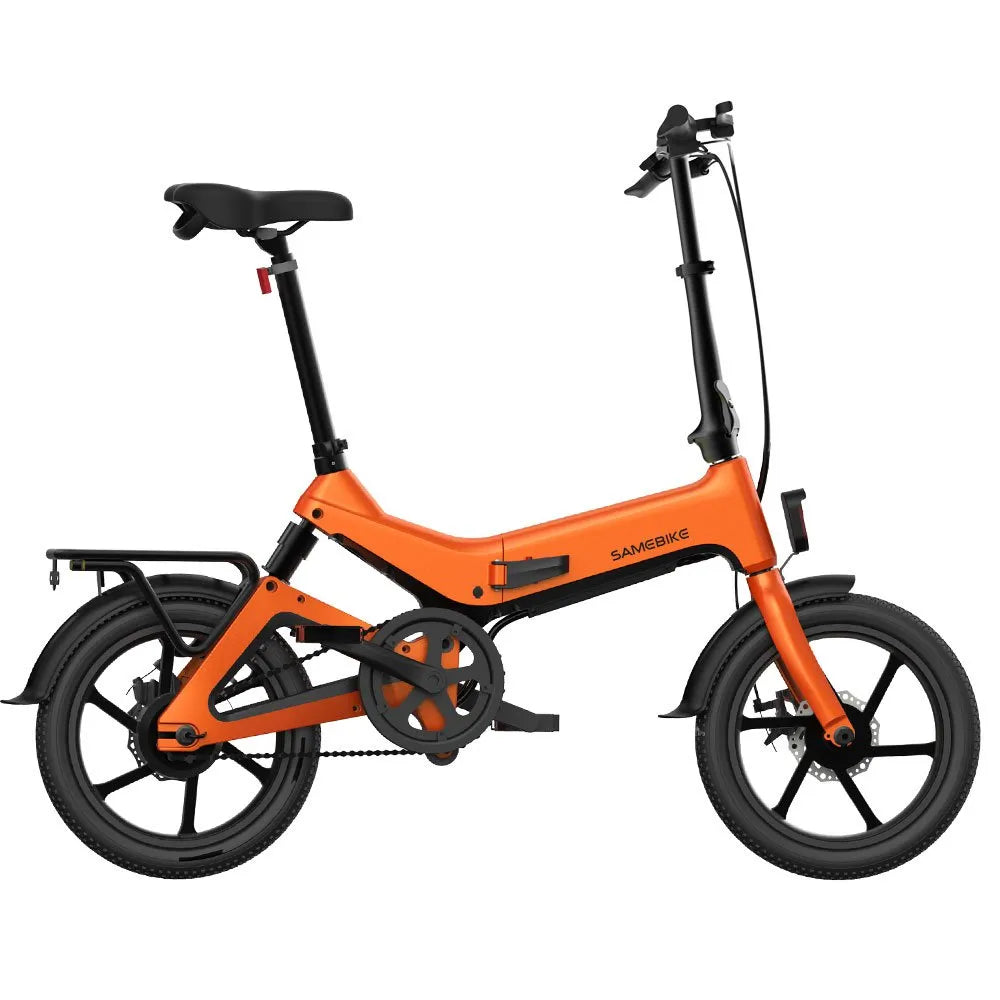 SAMEBIKE G7186 Electric Bicycle Foldable E-bike 250W Motor 16inch Wheels 2023