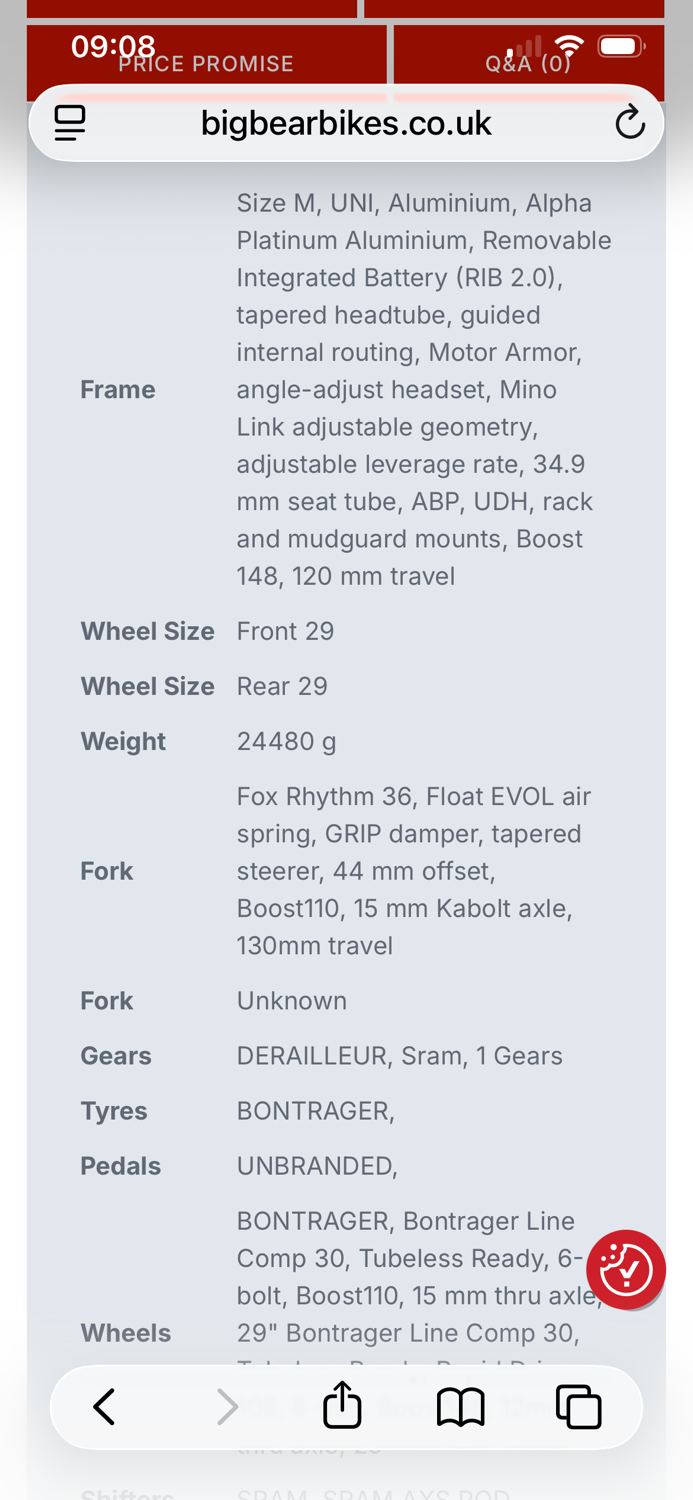Trek Powerfly FS+ 8 Gen 4 800wh Ful Suspension 2025