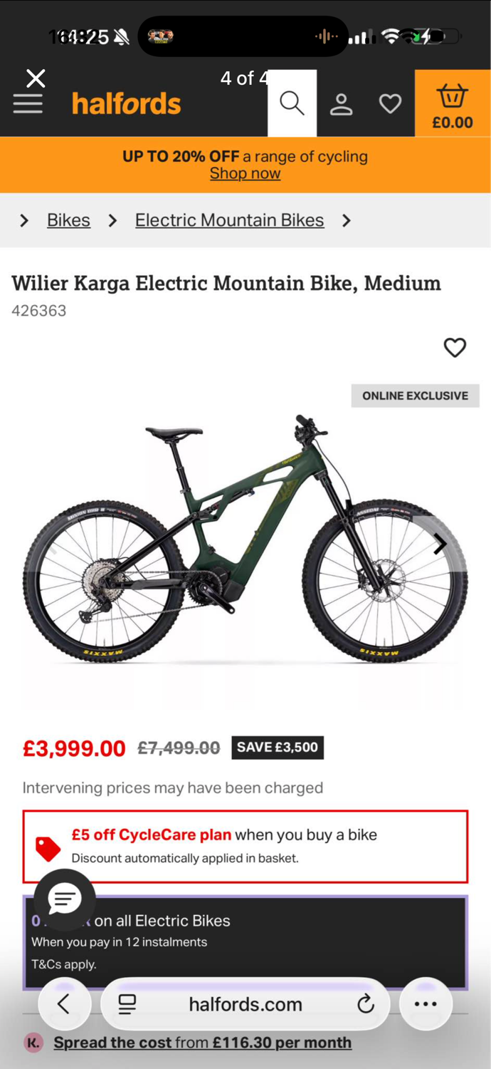 Wilier Karga Shimano XT + EP801 2025