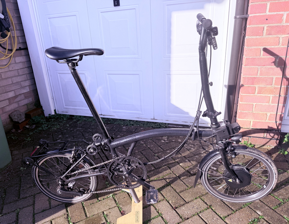 Brompton Electric P Line Urban with Roller Rack 2023