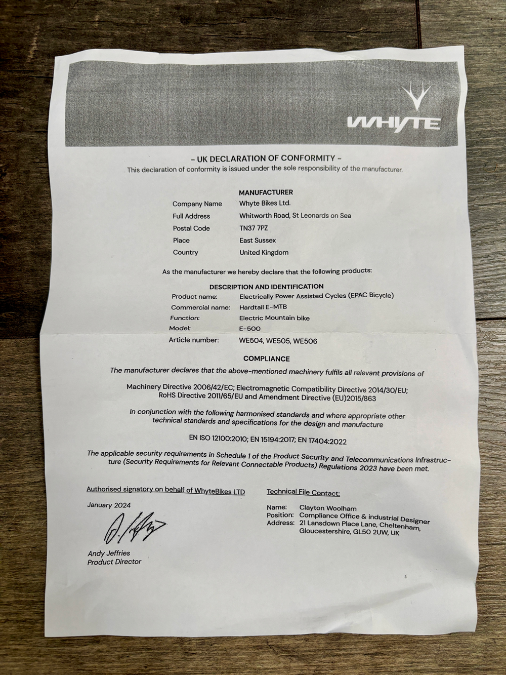 Whyte E-505 2022